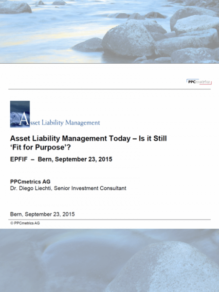 Asset Liability Management Today – Is it Still Fit for Purpose?